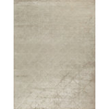 Smooch Geometric Area Rug in Silver