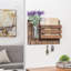 Wall Mail Organiser with Key Hooks