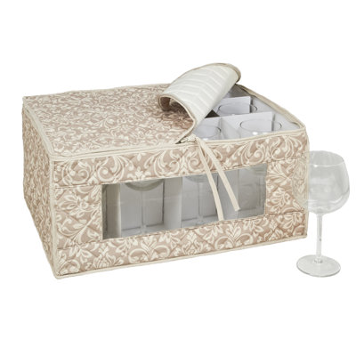 Fabric Stemware Storage