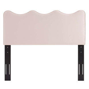Velvet Upholstered Panel Headboard