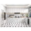 Armoire murale blanche à 2 portes, étagères et espace modulable pour cuisine, buanderie, bureau - 61 cm L x 30 cm P x 91 cm H, charnières Easy Click en caoutchouc à fermeture douce, en bois, portes, étagères, rangement, bureau, salon