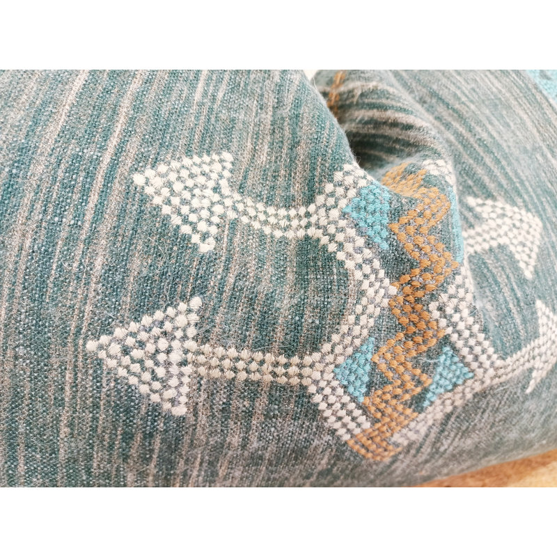 Chanc Embroidered Cotton Pillow Cover