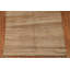 Tapis beige / ivoire rayé en laine tissé à la main et rectangulaire à tissage plat 5 pi 4 po x 6 pi 3 po