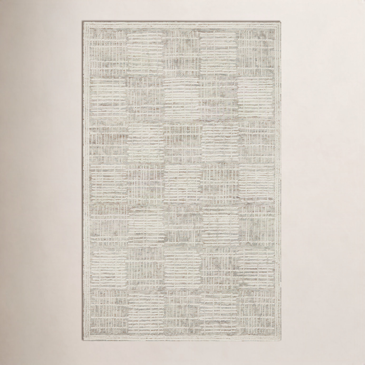 Dowell Hand-Woven Geometric Wool Rug, Rectangle 8'6" x 11'6"