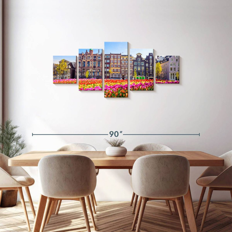 Amsterdam Tulipes, H 30 po x l 68 po
