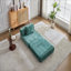 Canapé à compression, canapé-lit convertible au sol avec structure de forme fixe, canapé modulaire à une place sans os, aucun assemblage requis, tissu chenille, pour la chambre à coucher du salon-133491764-133491766