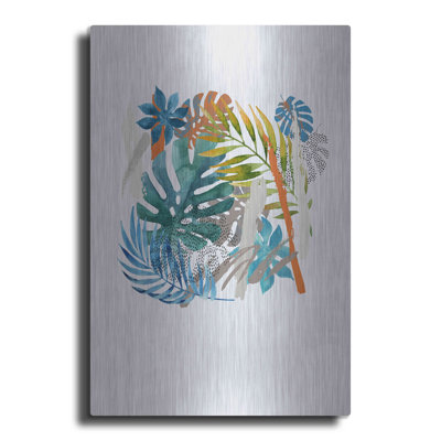 Red Barrel Studio® 'Vibes I' by Incado, Metal Wall Art