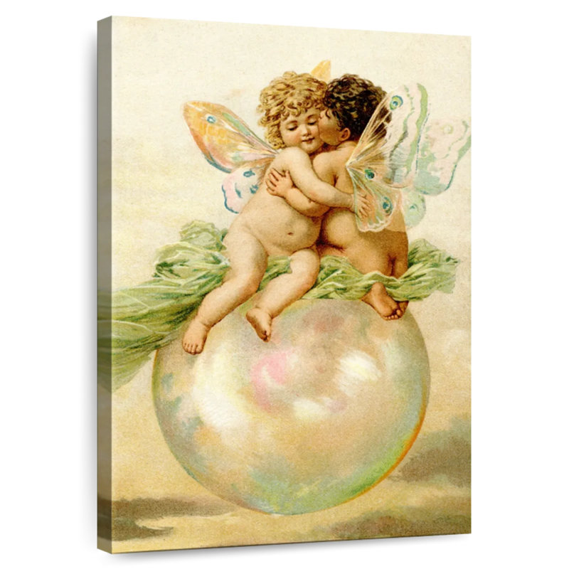 Hardie Angel Babies, 51" H x 34" W