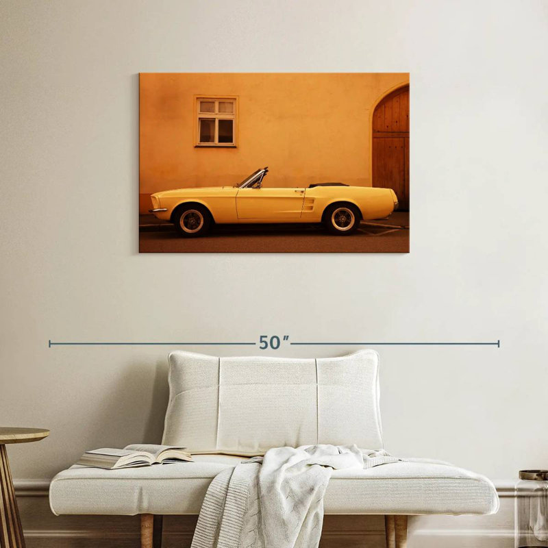 Mehar 1960 Ford Mustang Convertible, 24" H x 36" W