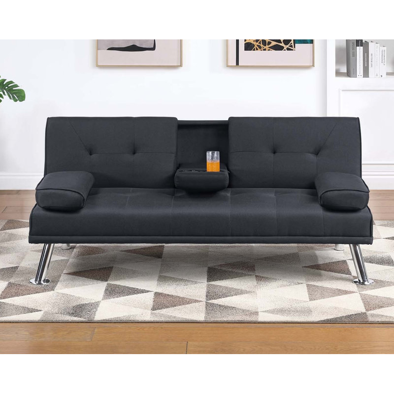 Table pliante ajustable avec porte-gobelets Neston