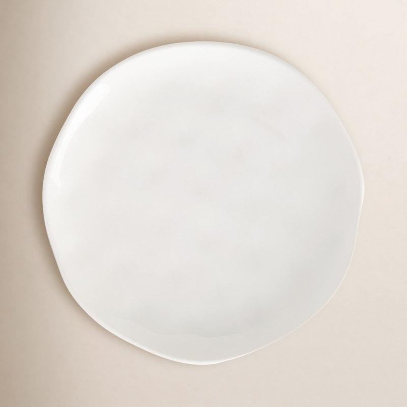 Bay Colors 4Pc Accent Plates, White