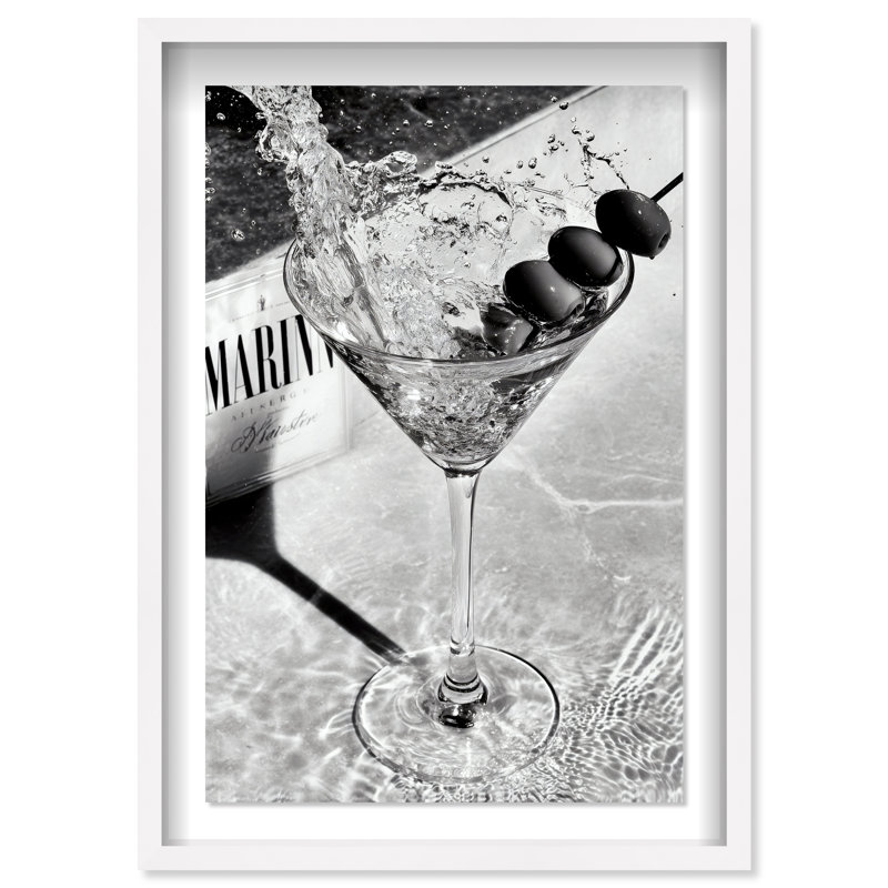 Chill Time II Print by Oliver Gal, 16.5"H x 11.5"W, White Shadowbox