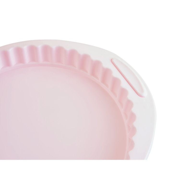 Premier Housewares Zing Silicone Pie Pan, Pink