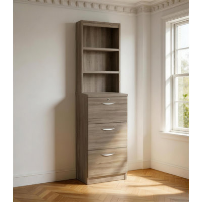 Jeremy 48cm Wide 3 -Drawer File Cabinet