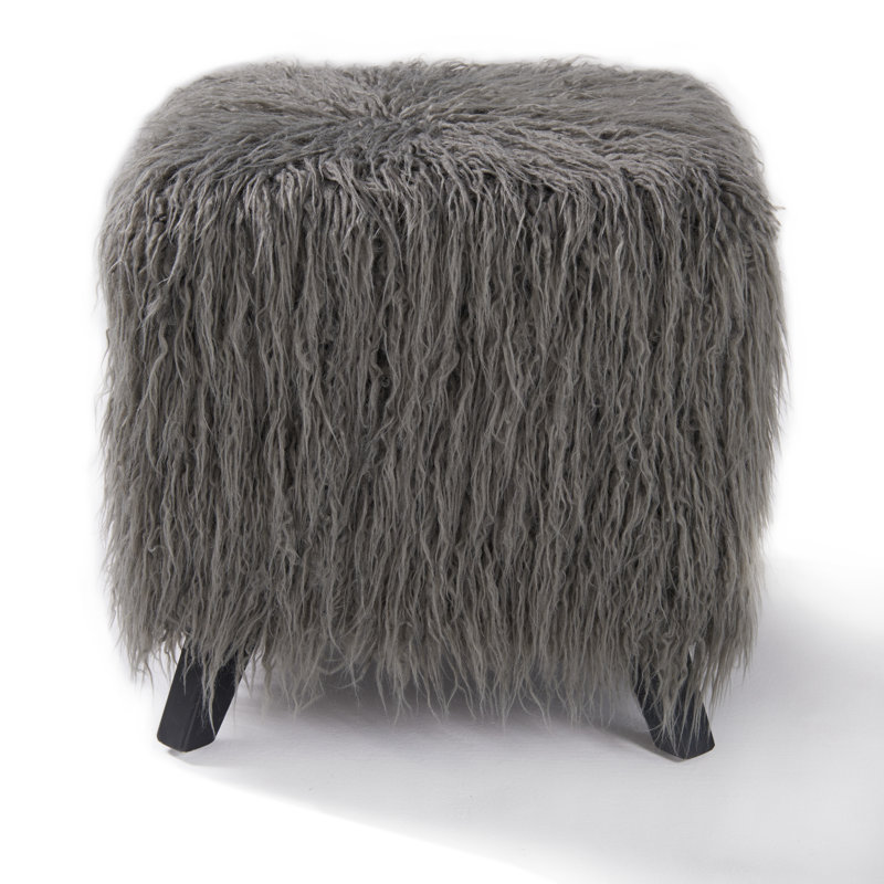 Enola 45cm Wide Square Solid Colour Cube Ottoman