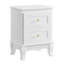 Yarmouth 2 Drawer Bedside Table-49608494