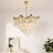 12-light Modern Tiered Crystal Chandelier With Bulbs