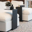 Ensemble de 2 tables d'appoint en métal en forme de C-917338987-918242519-926230566