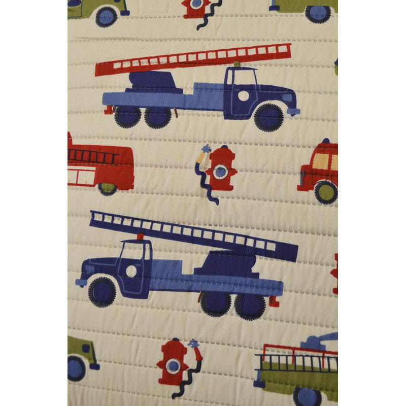 Ensemble de literie réversible fire engines Lowenthal, Double / Grand