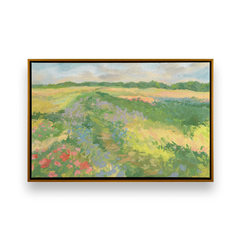 «The Procelain Rose I» par Melissa Wang, reproduction d'art, H 16 po x l 12 po, Doré