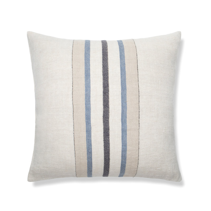 Bruges Linen Square Pillow Cover & Insert