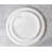 White Marble Flat Round Tray-319606974