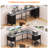 66” L-Shaped Computer Desk with Power Outlet-1844788576-1844788577