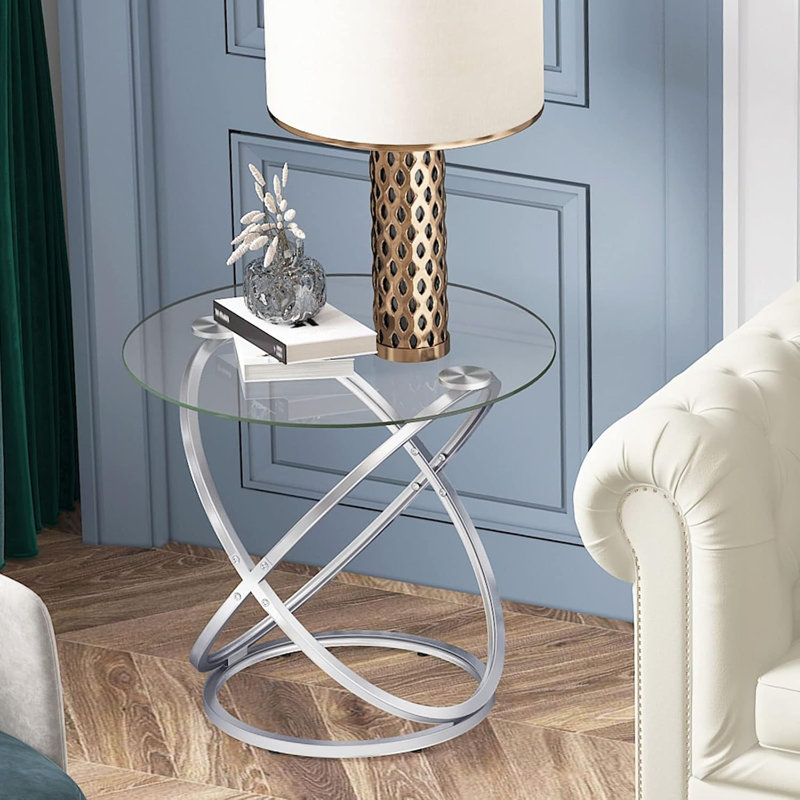 Glass Round Edged Table