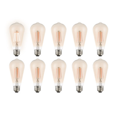 Mcswain 4 W ST19 E26/Medium (Standard) Dimmable 2200 K LED Bulb