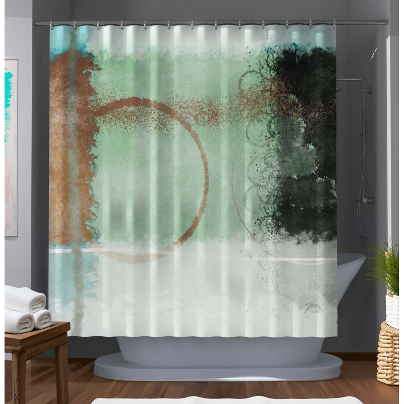 Debonair Positive Designer Shower Curtain
