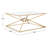 Menekse Glass Top Coffee Table