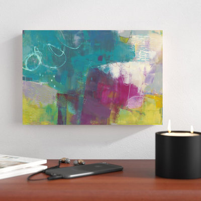 Loop III by Sue Jachimiec - Wrapped Canvas Painting