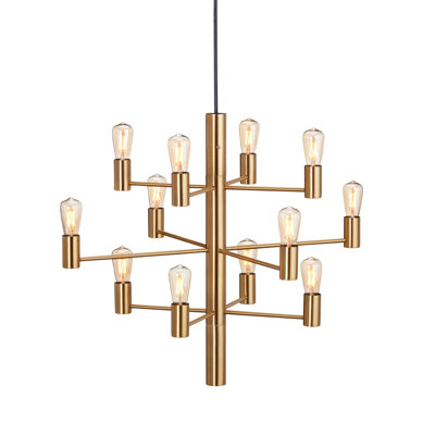 Manola 12 - Light Candle Style Chandelier