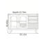 Buffet de rangement multifonctionnel en bois massif-1010150118