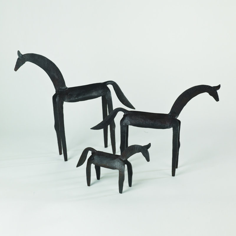 Primitive Iron Horse, 10'' H x 8.25'' W x 1.5'' D