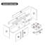 Meuble-lavabo flottant simple 35,4 po avec lavabo