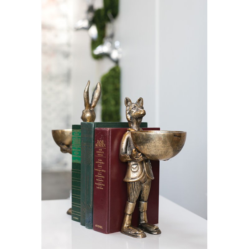 Fox Dish Non-skid Bookend
