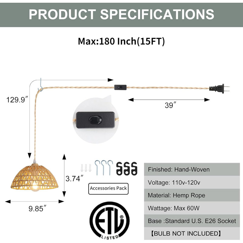 Luminaire suspendu Farmhouse