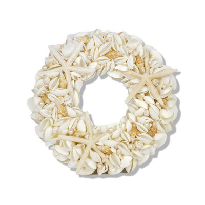 Starfish Handcrafted Shell / Capiz 17'' Wreath