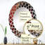 Abstrait en bois rouge Tunnel II - miroir mural-123812685
