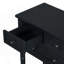 Console étroite, table de canapé mince avec trois tiroirs de rangement et tablette inférieure, table de couloir-933877661