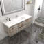 Ensemble de meuble-lavabo mural simple l 60 po Owaneco-696481688
