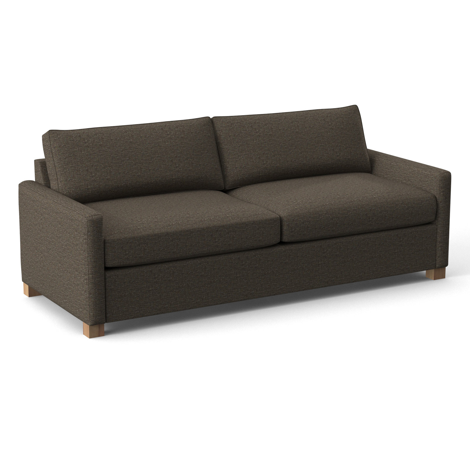 Louisa 87'' Square Arm Sofa Bed, Elliot Caribou Performance