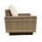Ravinia Wicker Outdoor Swivel Lounge Chair with Sunbrella Cushions