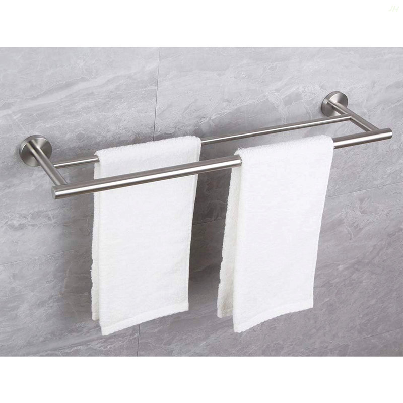 23.6'' Towel Bar Wall Mounted, Brushed Nickel