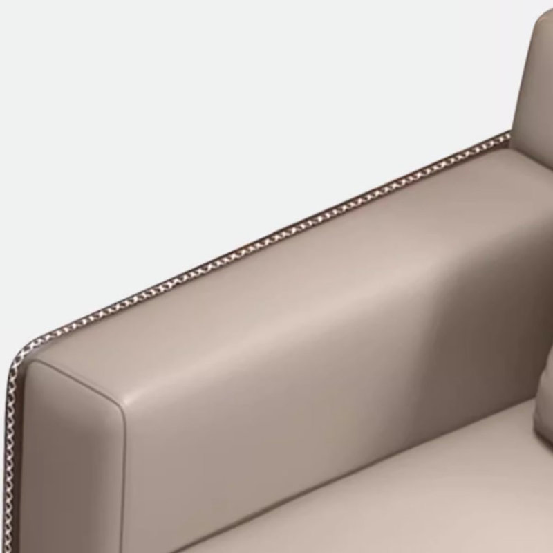 62.9" Vegan Leather Sofa