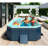 1.8 PVC Inflatable Folding Swimming Pool