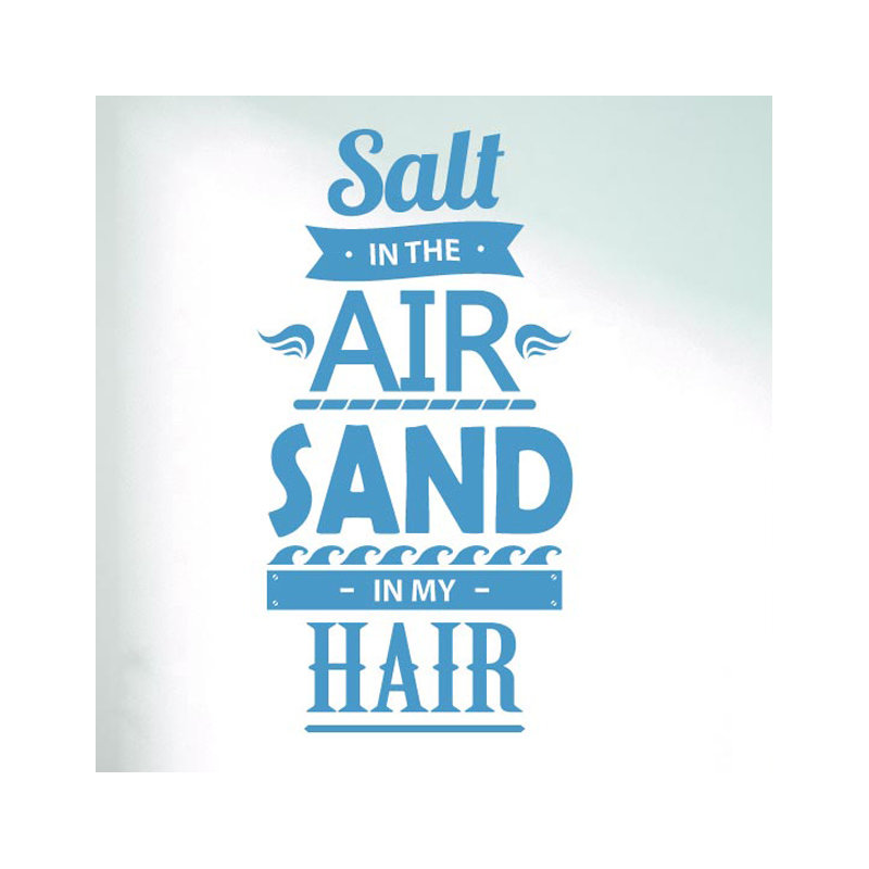 Non-Wall Damaging Wall Decal, Large, Blue