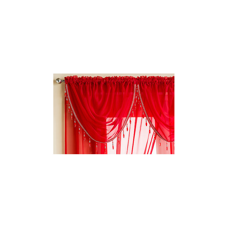 Thurman 60cm Curtain Holdback/Tieback, Red