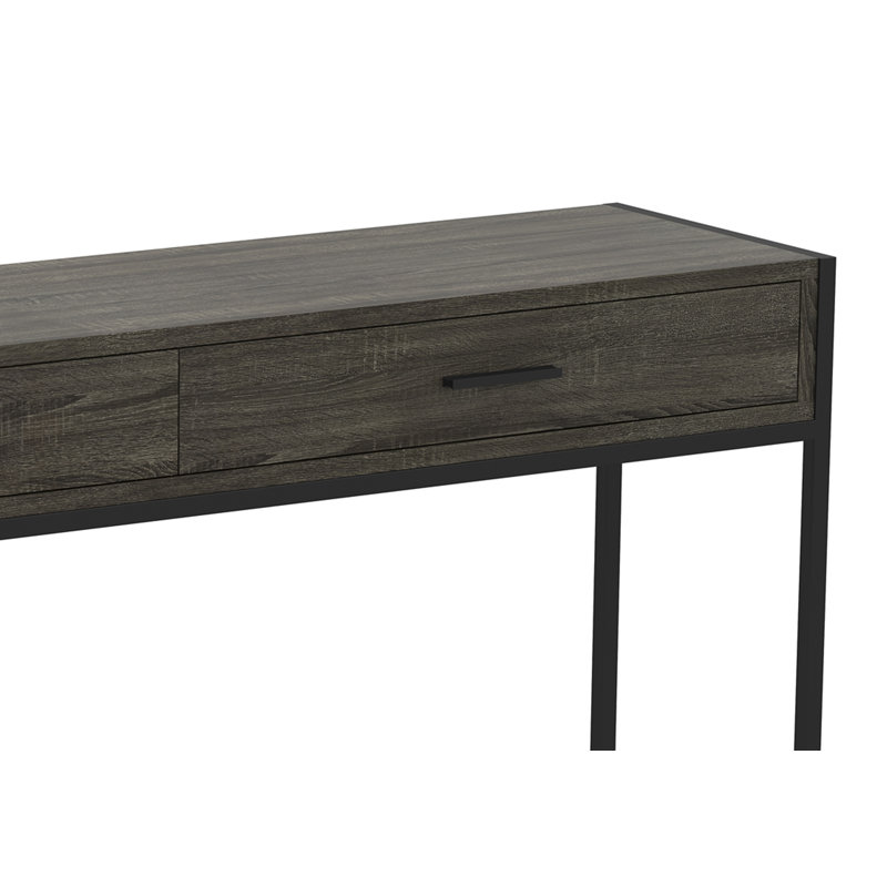 Ikeda 48'' Console Table, Dark Grey